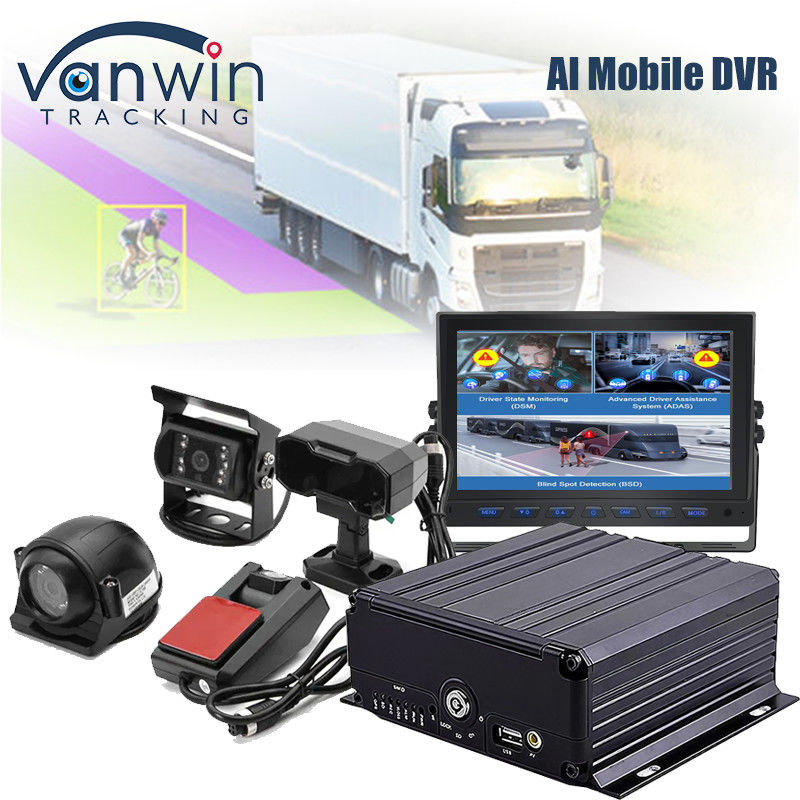 4CH 1080P AI 機能 モバイル DVR ADAS DMS キット DVR 4G GPS SD HDD MDVR システム 車両