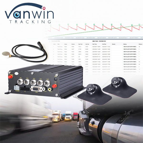簡単 インタール 車両 Cctv MDVR 超音波 燃料油 ディーゼル 液体レベルモニタリング 艦隊モニタリング