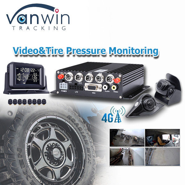 4CH 8CH SD Mdvr タイヤ圧力燃料モニタリング 運転記録機 車両追跡管理