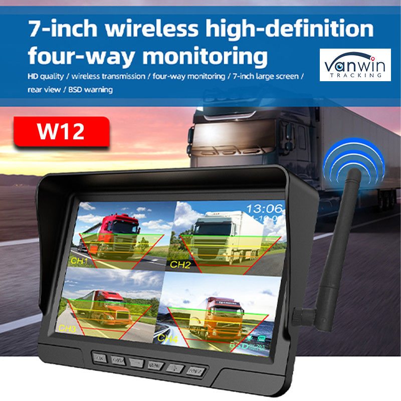 7インチ無線カーモニター 太陽光カメラキット IP68 CCTVセキュリティ 無線カメラ