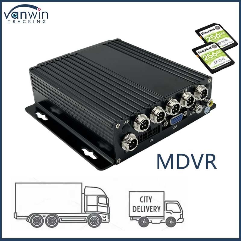 4CH 1080P デュアルSDカード モバイルDVR 4G GPS1080P 車両 GPS機能 12ヶ月保証