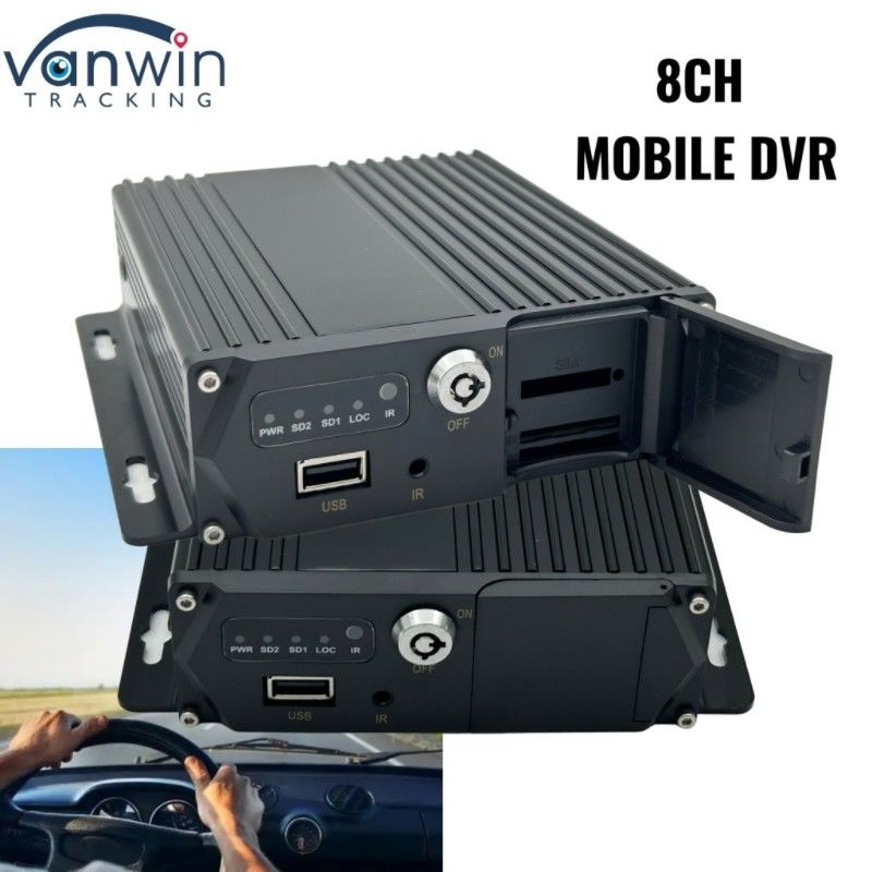 1080P MDVR 8 CH SD カード モバイルデジタルレコーダー バス・トラック用車両監視システム
