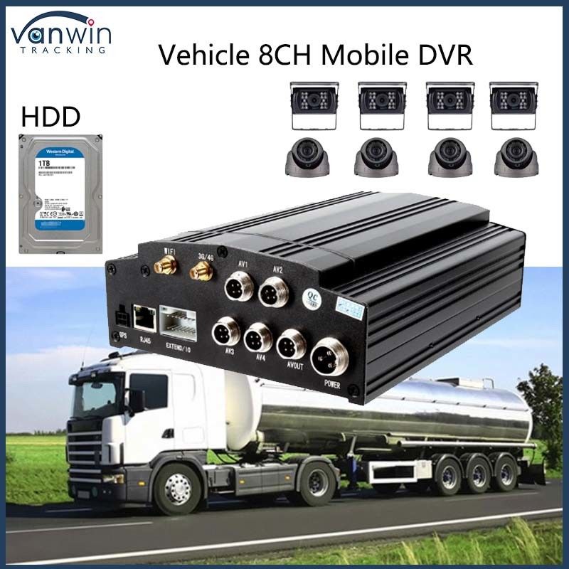 8CH 自動車 1080P H. 265 HDD モバイル DVR トラック MDVR リモートモニタリング 車両 MDVR