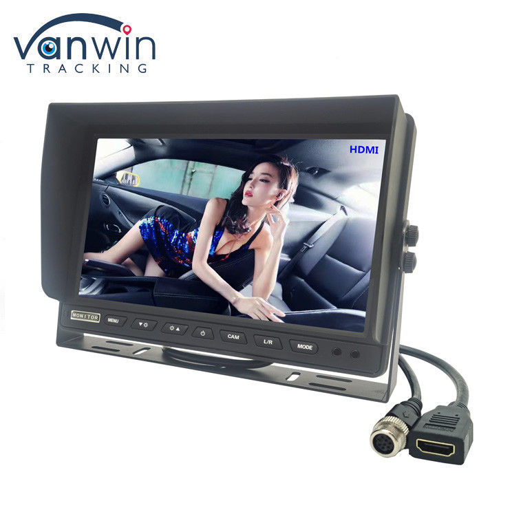 7 インチ 高解像度 1024×600 解像度 MDVR の HDMI コネクタ付き カー テレビ モニター