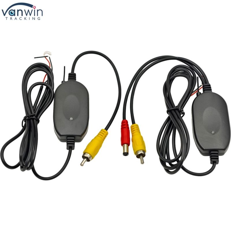 ワイヤレス 2.4G RCA ビデオ信号送信機 受信機 車用 バックビュー リバース カメラ 12V