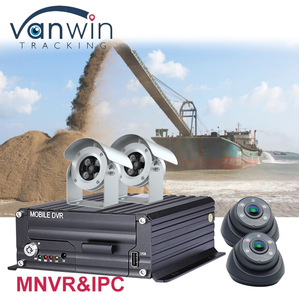6CH IPC NVR 4G GPS 6チャネルネットワーク MNVR 鉱山 金川砂ポンプボート ジェット吸い掘り